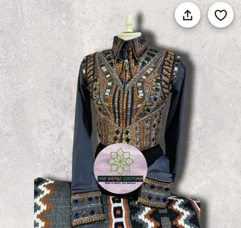 Western Showoutfit, The Aztec Couture, Annabel Kobr , Na zawody, Memmingen 