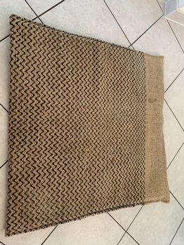 Westernpad 77x77 cm mit Lederapplikation Westernpad