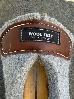 Westernpad  "wool felt" Classic Equine Westernpad Wool Felt Westernpad Wool Felt