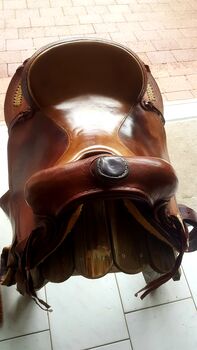 Westernsattel Deuber 02 1330 14kg, Deuber / Double saddlery/CC custom brand  02 1330 , RA, Westernsattel, Holzminden 