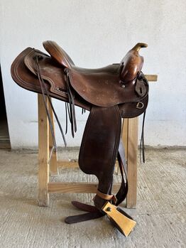 Westernsattel Fa. Deuber, Deuber , Richter Victoria, Western Saddle, Markkleeberg
