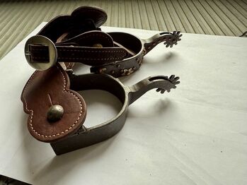 Westernsporen mit Sporenriemen von Weaver Weaver leather