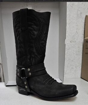 Westernstiefel Sendra Boots Sprinter Negro Lavado Gr.41, Sendra Sprinter Negro Lavado, Floh, Reitstiefel, Bendorf