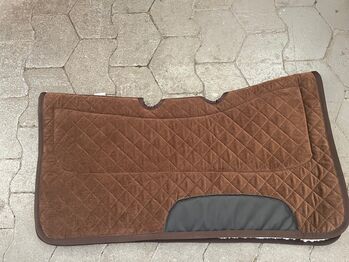 Westernpad aus braunem Cord - neu, Kerstin, Western Pads, Hadamar