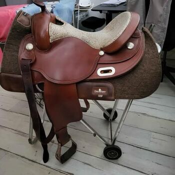 White star western zadel, Whitestar Quarter, Sandra, Western Saddle, Noordwijk