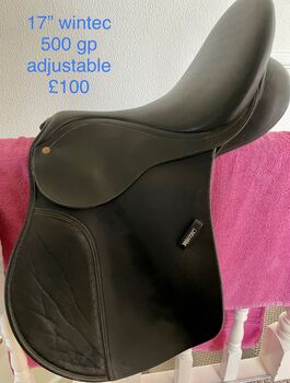 Wintec 17” 500 gp saddle, Wintec  500, Liz, All Purpose Saddle, Powys