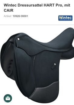 Wintec Dressursattel Hart Pro mit Cair, Wintec  Hart Pro mit Cair , Anna Peterek , Dressage Saddle, Hameln