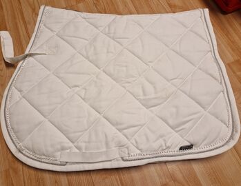 Weiße Equiline Dressurschabracke, Equiline , Franziska , Dressage Pads, Mayen 