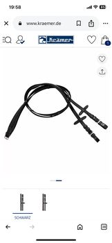 Zügel Schwarz Cob Krämer