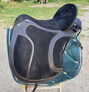 Working Equitation Sattel/ Barock Sattel, Deuber &Partner by Rolf Janzen El Campo Shorty Gr.3, Thyra , Baroque Saddle, Halle Saale 