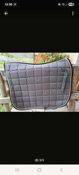 Satteldecke HKM grau, HKM, Ana-Luisa , Dressage Pads, Unterwössen