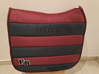 Schabracke "Felix Bühler" in rot/schwarz - Größe DR, Felix Bühler, Luna_Tinker, Dressage Pads, Borgholzhausen