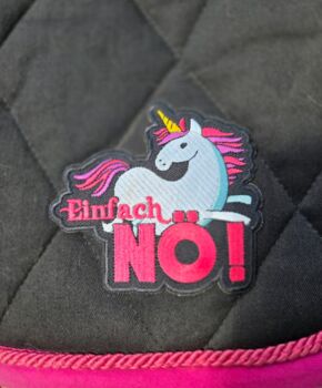 Schabracke VS schwarz/pink von BR - Einhorn BR