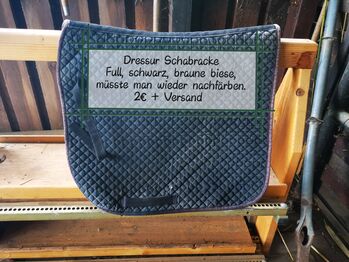 Schabracke schwarz