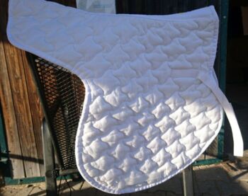 Satteldecke weiß, Jessica, Dressage Pads, Salching