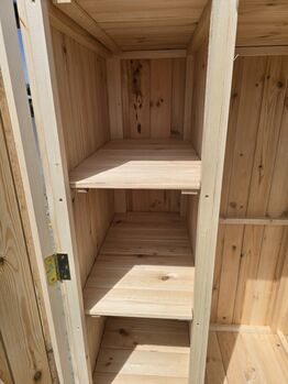 Sattelschrank Stallspind Massivholz 120 x 75 x 200 cm NEU
