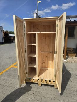Sattelschrank Stallspind Massivholz 120 x 75 x 200 cm NEU, Der Holzbock (Der Holzbock), Tack Locker, Sontheim