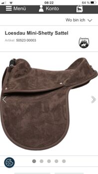 Sattelgurt für Shetty/Minishetty