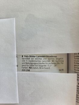 Sattelwärmer Felix Bühler