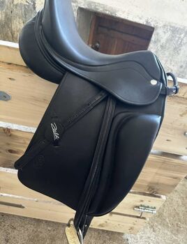 Zaldi Dressursattel „Millenium“, Zaldi Millenium, Stefanie Schindler, Dressage Saddle, Moosdorf