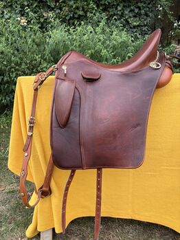 Zaldi Luso Deluxe portugiesischer Dressursattel für Working Equitation, Zaldi Luso Deluxe, Johanna Hochreiter, Dressage Saddle, Bad Leonfelden