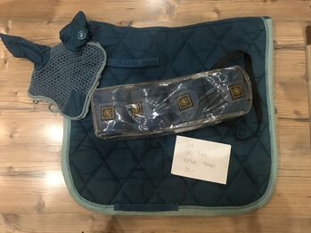 Set Schabracke Fliegenmütze Bandagen, BR, Petra Schaffner , Czapraki, Mintraching 