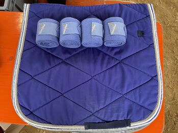 Schabracke Set lila