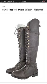 Winterreitstiefel, HKM Dublin Winterreitstiefel Grösse 39 Winterreitstiefel, Ren, Oficerki jeździeckie, 4576