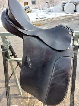 Schwarzer Dressursattel zu verkaufen, Max Höpfner, Manuela, Dressage Saddle, Langenenslingen