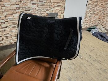 Schwarze Samt Barock Schabracke, Wonderpad, Sonja, Dressage Pads, Altena, Westfalen