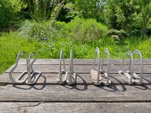 1 pair of safety stirrups and 3 pairs of adult size stirrups