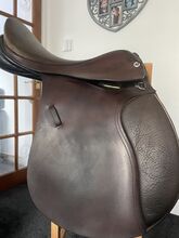 17 1/2 inch Brown Leather Barnsby Saddle Barnsby