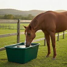 90 Liter lebensmittelechte Kunststoffwanne Wassertrog Futtertrog Wildwanne Jagdwanne WKH GmbH 7500