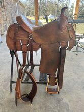 Beautiful custom Roping Saddle. Roping Saddle McCall Roping Saddle
