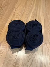 Black Horse Fleece Bandages – Set of 4
