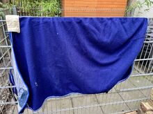 Blaue Abschwitzdecke 120 cm