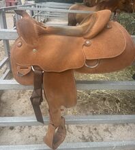 Blue Ribbon Westernsattel Rough Out Blue Ribbon