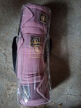BR Fleece-Bandagen (Altrosa / Rosa) - 4er-Set mit Tasche
