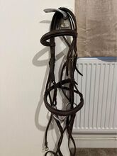 Brown leather cob bridle Shires