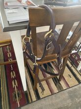 Bridal and two all leather halters Berlin custom leather Brow and head stall 
