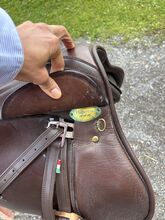 Brown leather comfortable Saddle Hubertus 