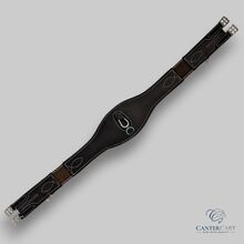 Brown Neoprene Long Girth with Elastic CanterCart Canter Cart