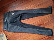 Reithose / Jeans mit Vollbesatz Leder HKM