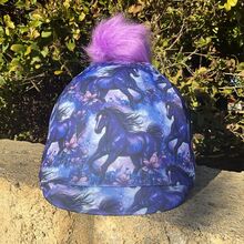 Buggez Reithelmüberzug MIDNIGHT mit Pompom Buggez