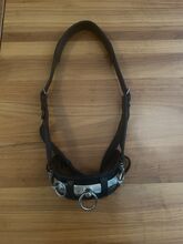 Kappzaum Leder Naseneisen Schwarz Full Wb