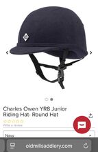 Charles Owen YR8 Junior Riding Hat 53 navy Charles Owen YR8 Junior