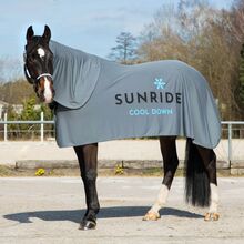 Kühldecke mit Halsteil und Tuch - Sunride Cool Down - Farbe Grau Sun Ride Cool Down