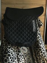 Fengur Satteldecke Hilmar mit Moosgummi, schwarz, Gr. S Fengur Hilmar