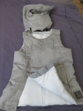 Diesel superwarmer Bodywarmer Daunen mit Kapuze Gr. S M Diesel