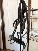 Dominus/Amerigo black full bridle & rubber reins. Dominus/Amerigo 